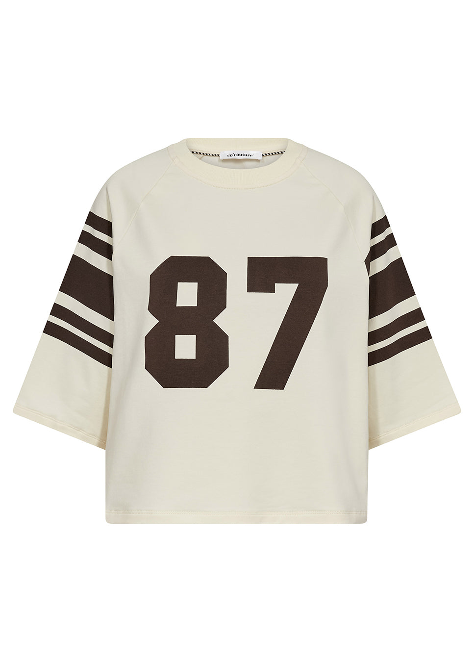Co Couture ElyCC 87 Tee Sweat off white bruin 47012 voorkant