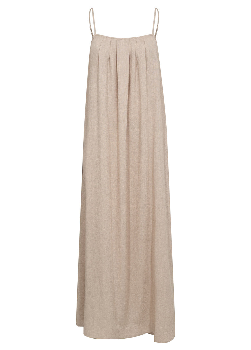 Co Couture EvaCC Strap Dress maxi beige voorkant
