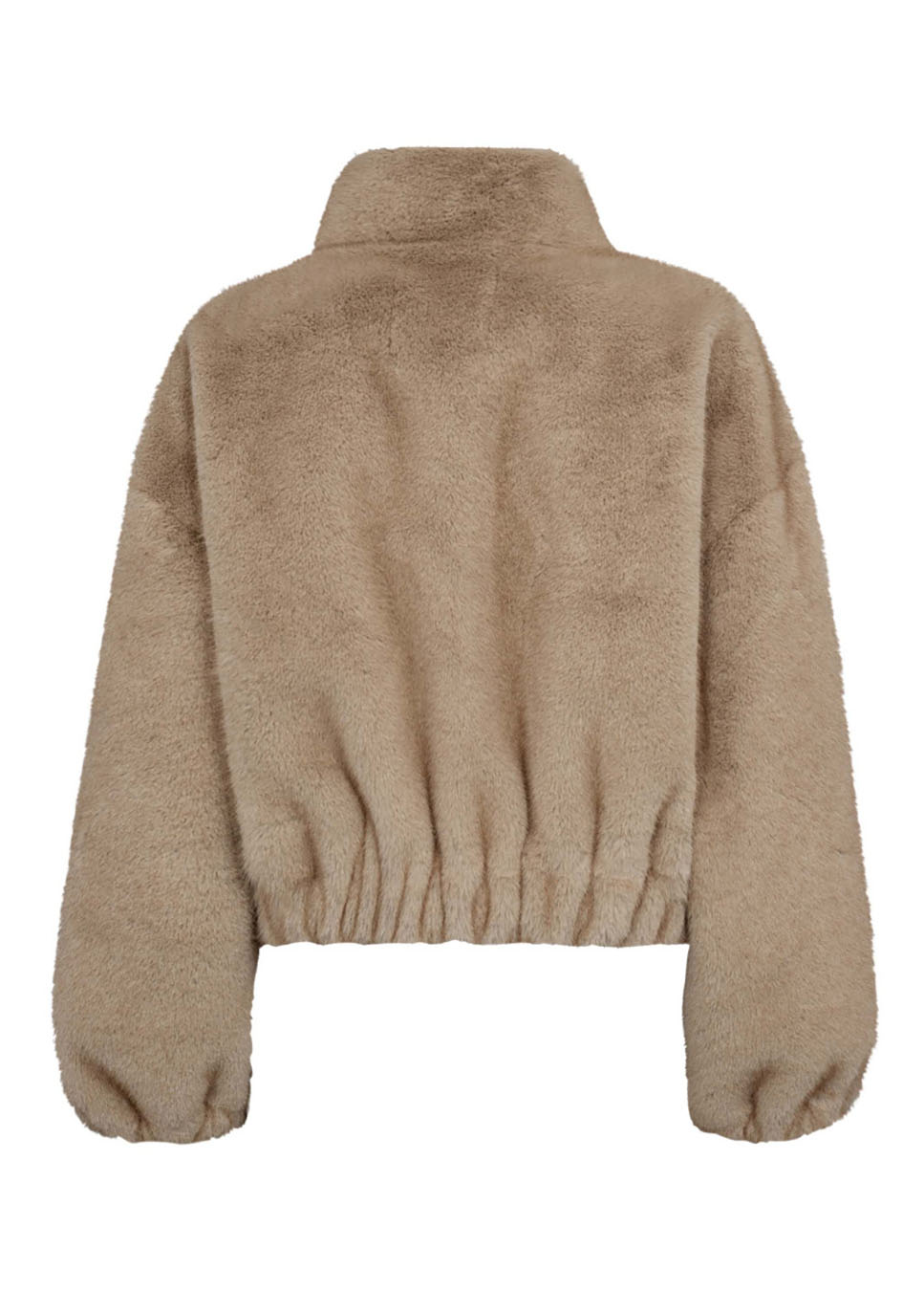 Co Couture FeraCC Faux Fur Jacket beige achterkant