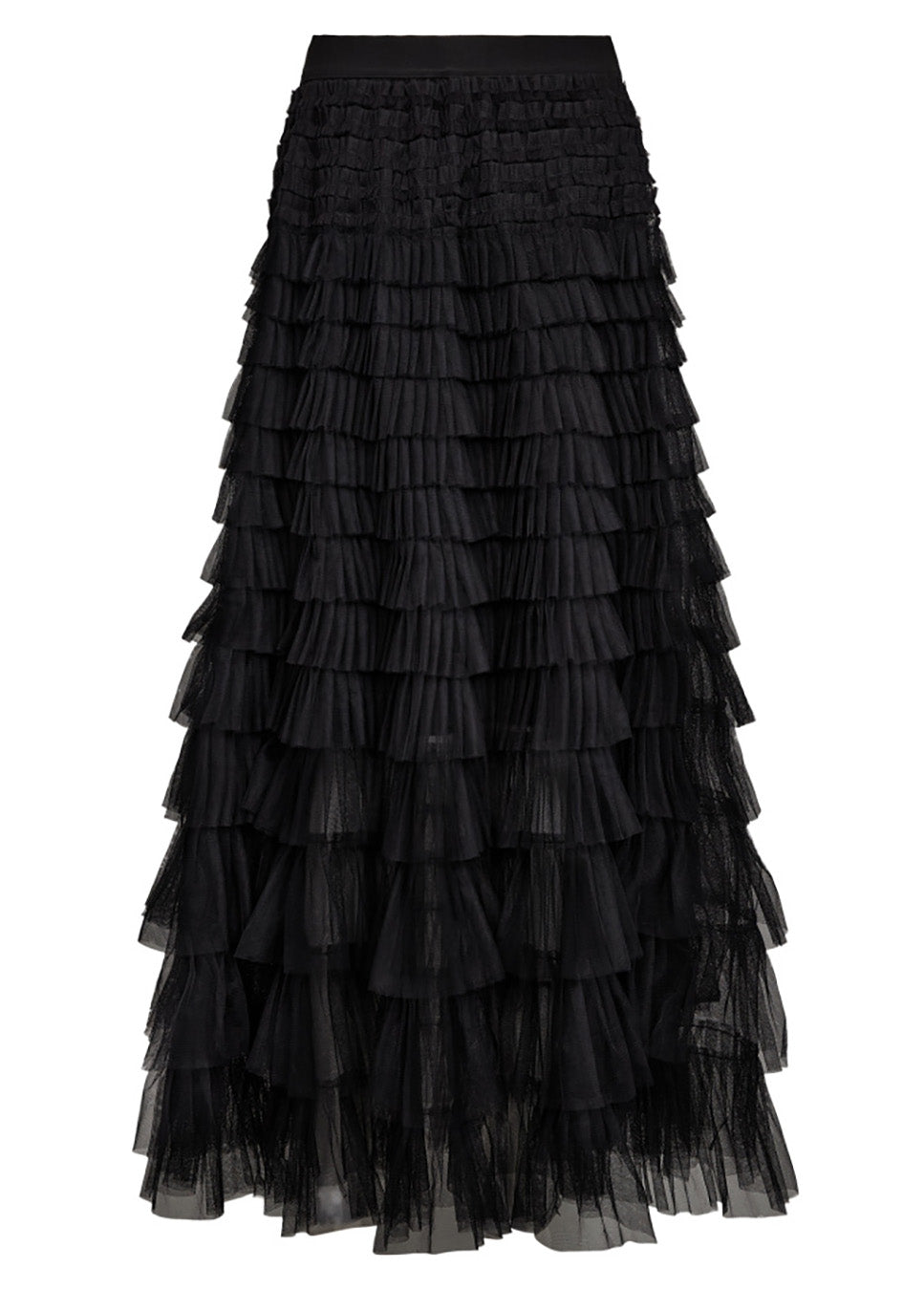 Co Couture JadeCC Skirt tule zwart achterkant