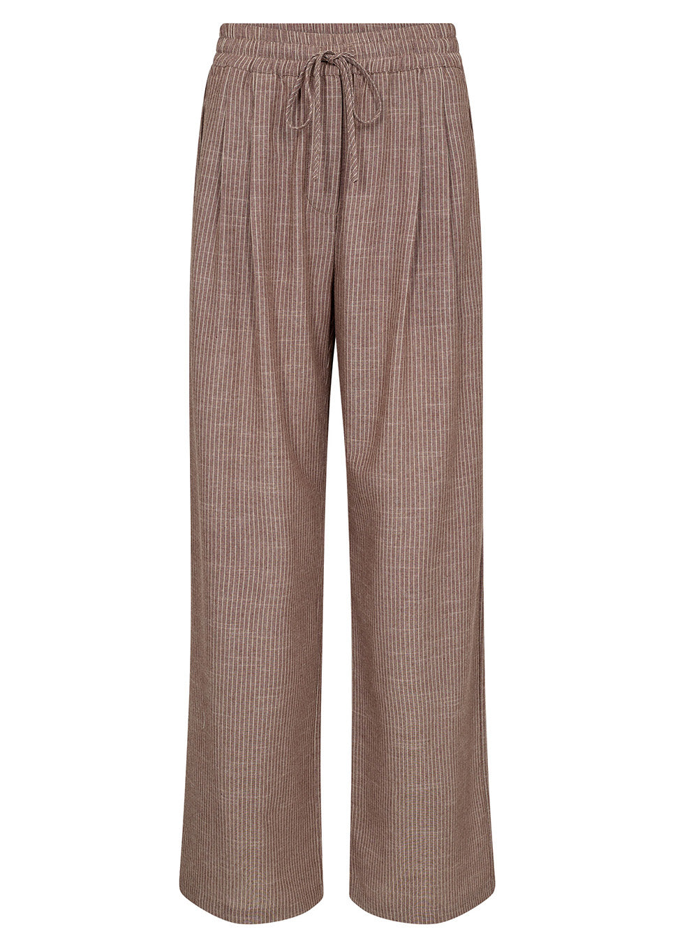 Co Couture JihoCC Stripe LL Pant bruin voorkant