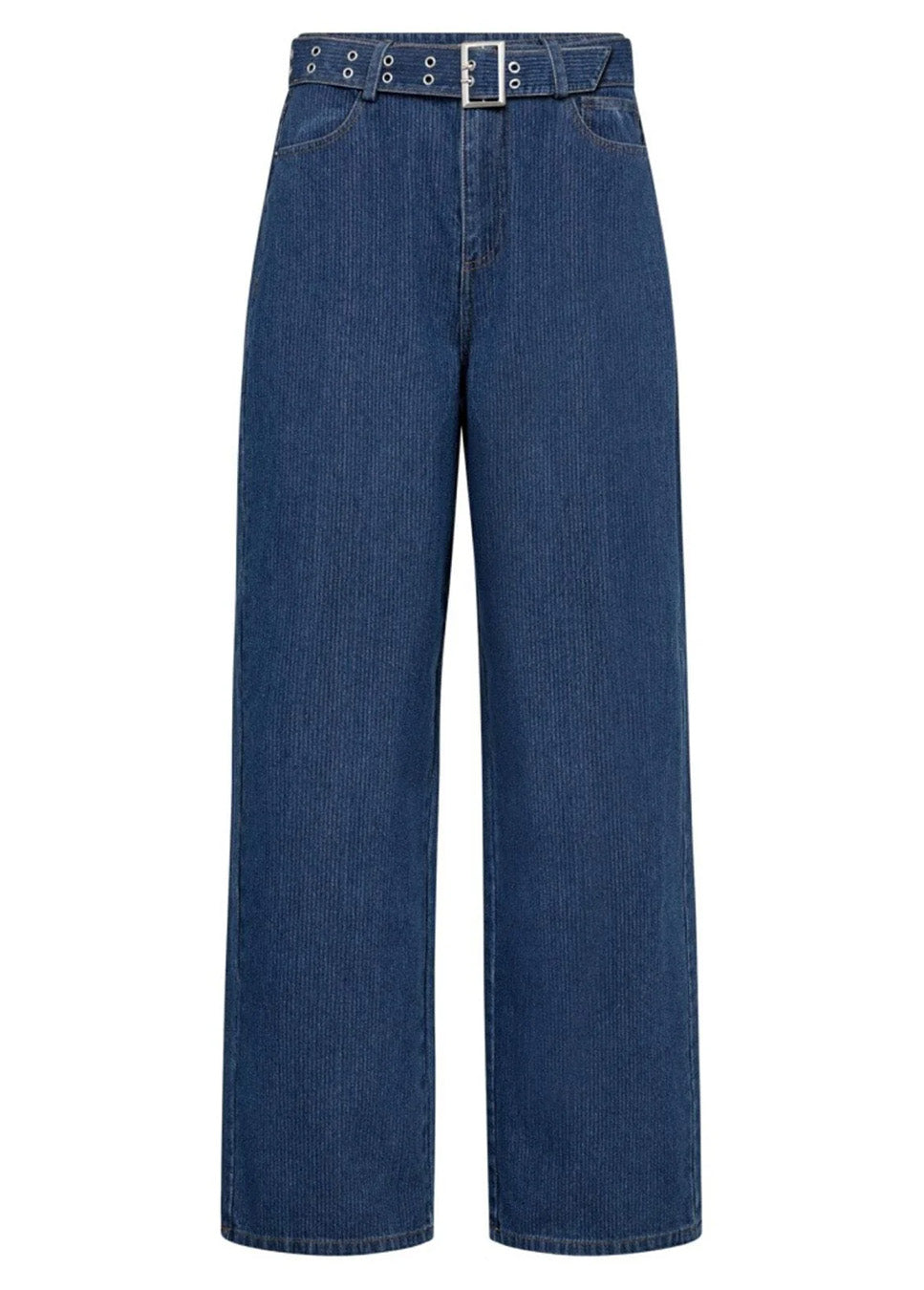 Co Couture KimmyCC Belt LL Jeans Dark Denim blauw voorkant