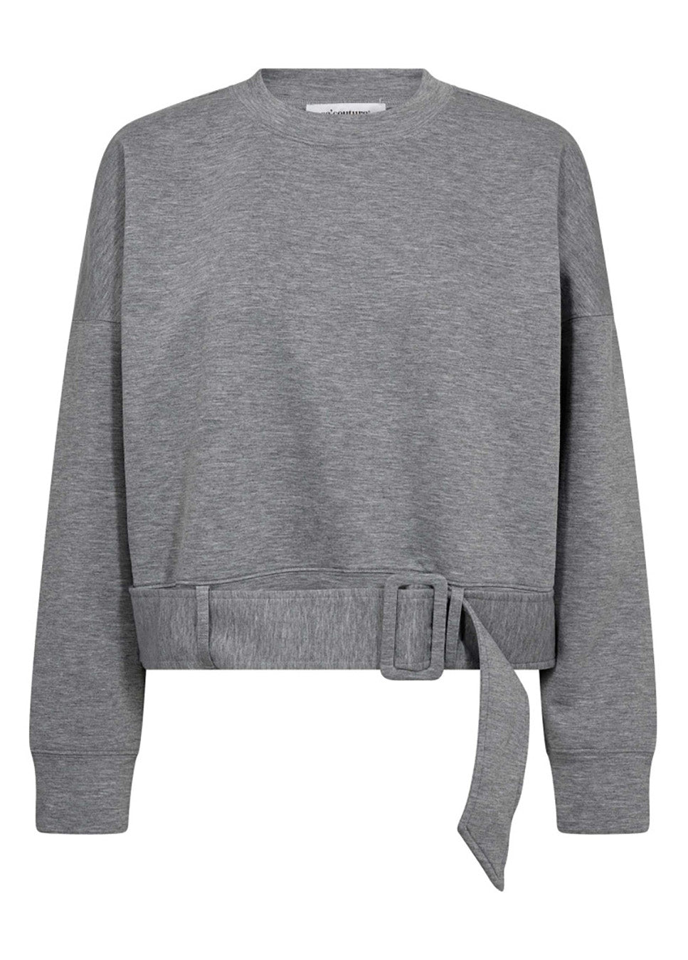 Co Couture LanceCC Belt Sweat melange grijs voorkant