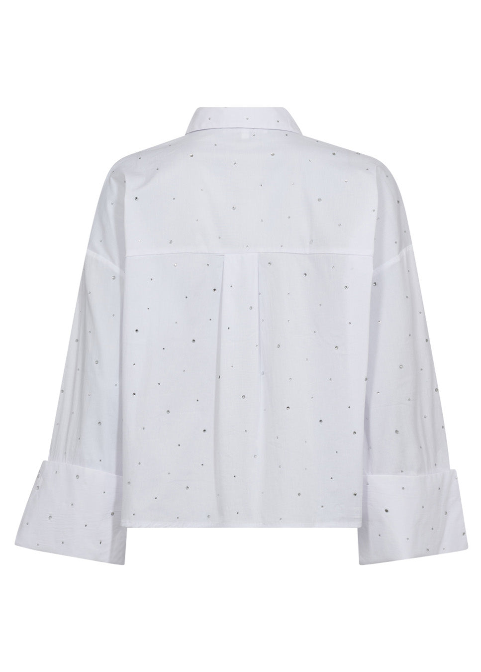 Co Couture LeniCC Wide Cuff Stone Blouse wit achterkant