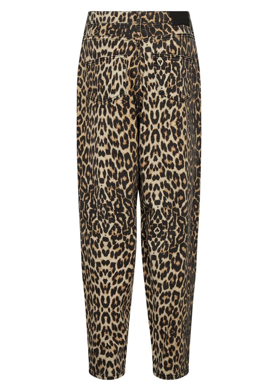 Co Couture LeoCC Pleat LL Pant luipaard achterkant