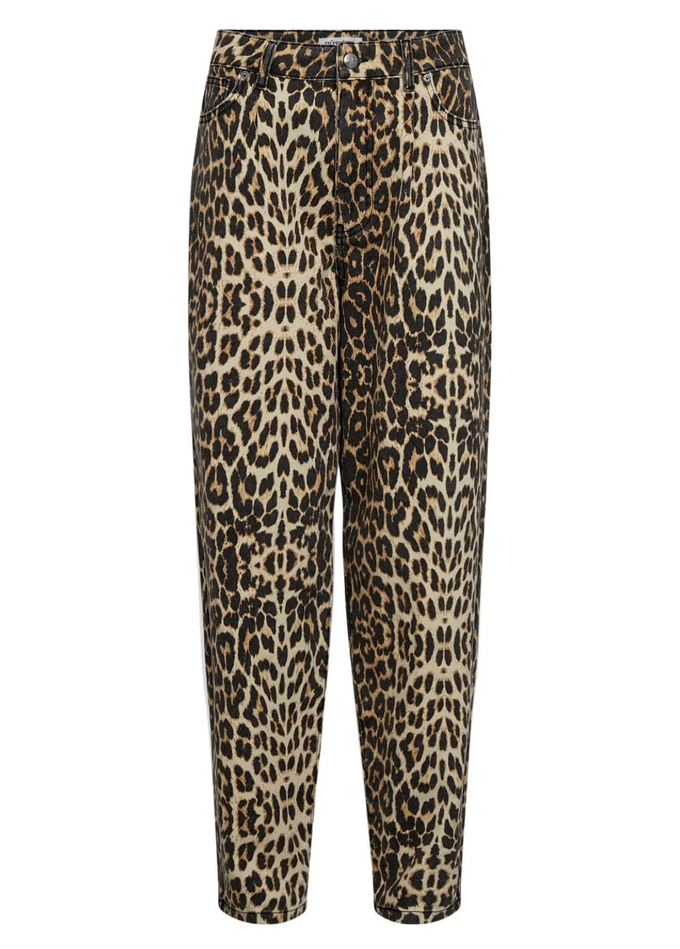 Co Couture LeoCC Pleat LL Pant luipaard voorkant