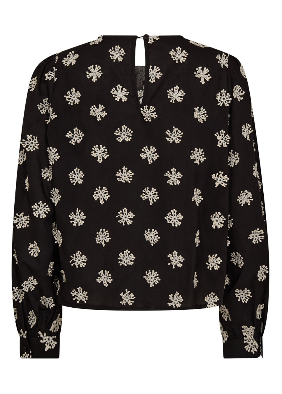 Co Couture MallyCC Blouse zwart achterkant