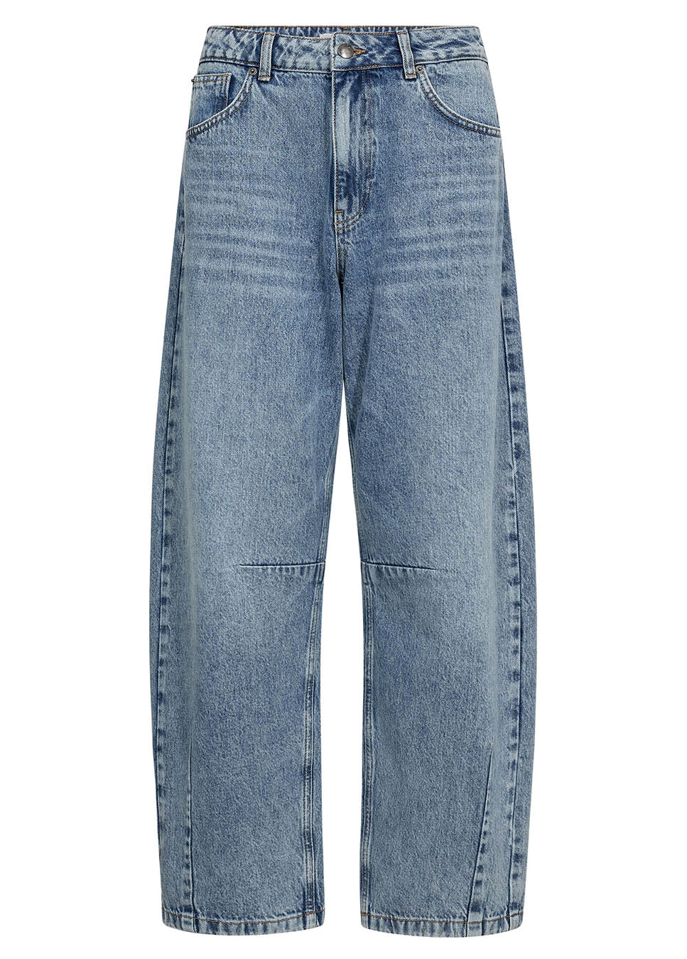 Co Couture RuthieCC Barrel LL Jeans blauw 41114 voorkant