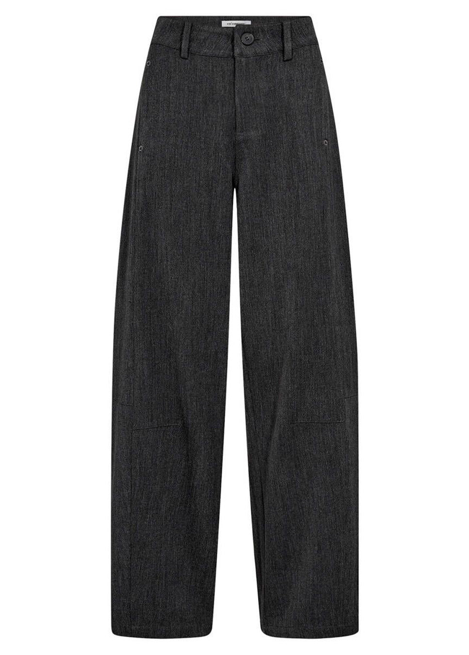 Co Couture SusieCC Barrel LL Pant grijs voorkant