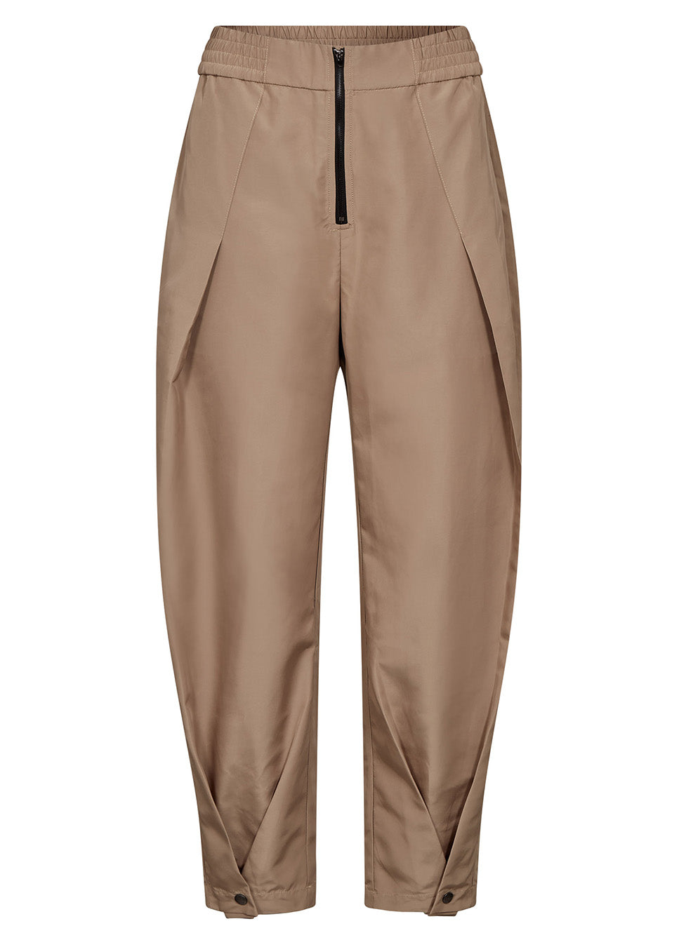 Co Couture TriceCC Pleat LL pant beige voorkant