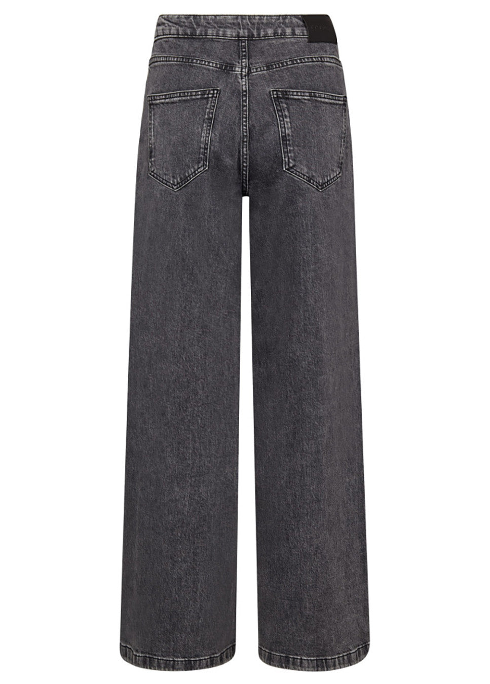 Co Couture WillaCC Button LL Jeans zwart achterkant