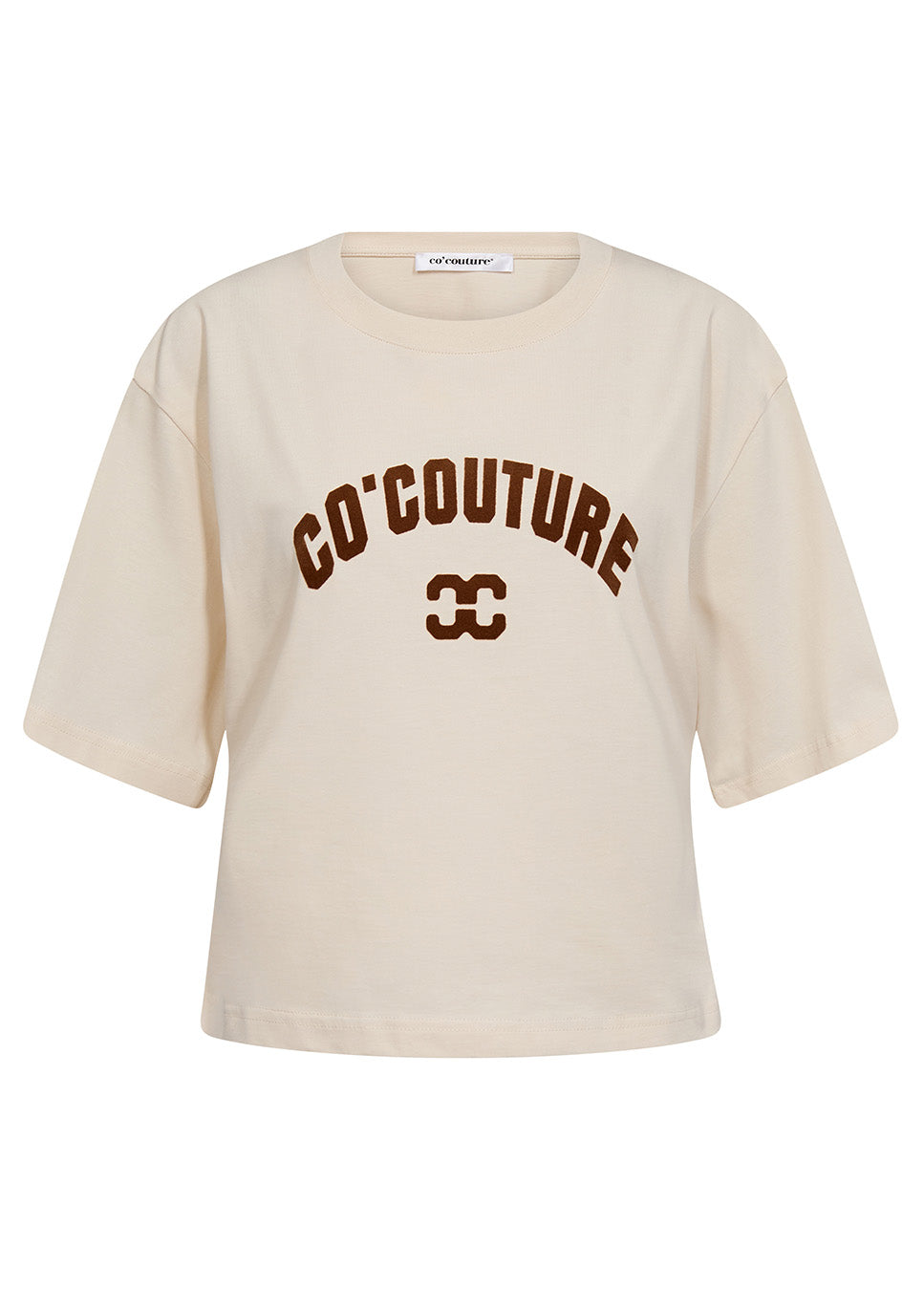 Co Couture ZengaCC Tee O-Neck beige voorkant