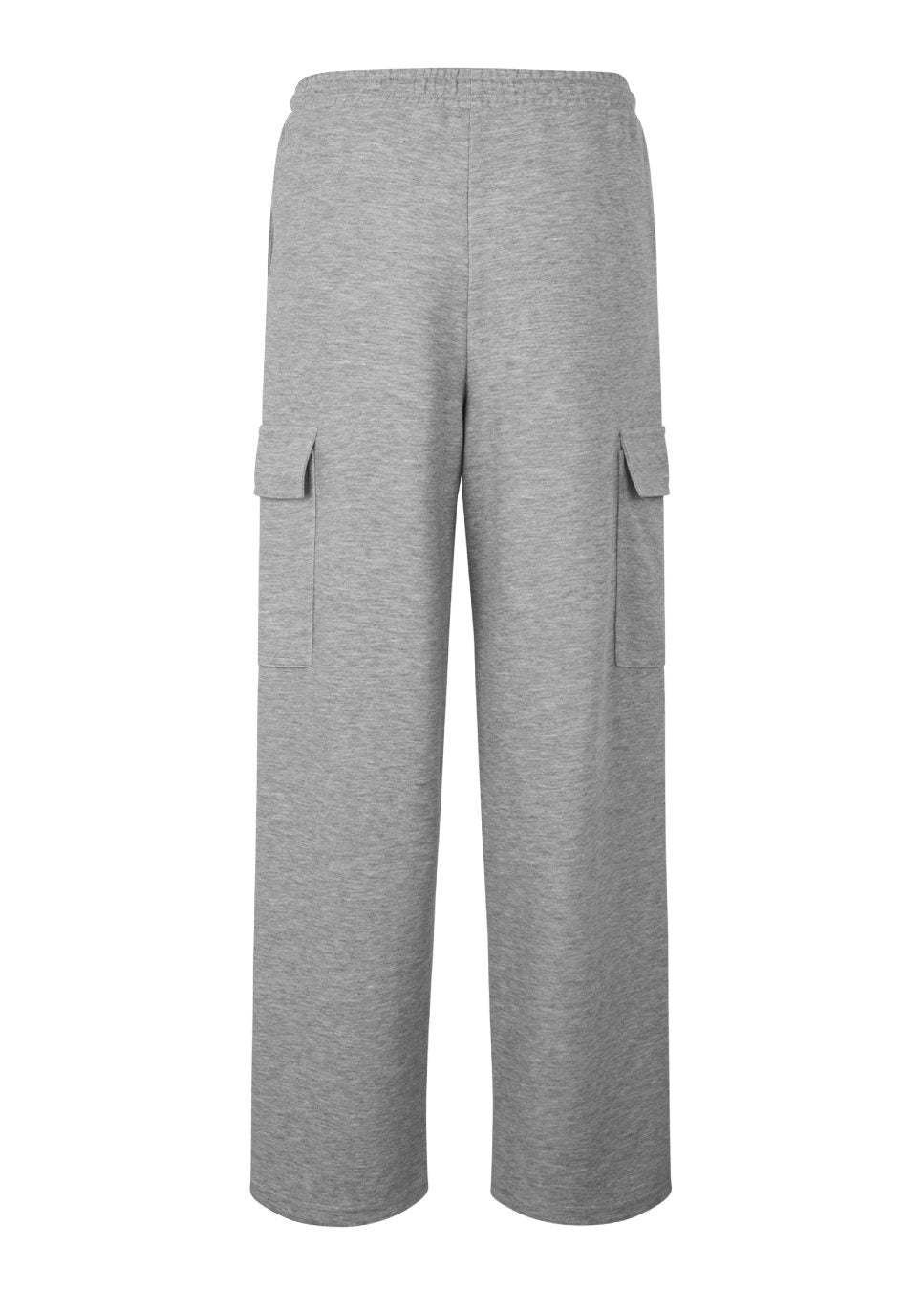 Grijze dames cargo joggingbroek Casia mbyM achterkant