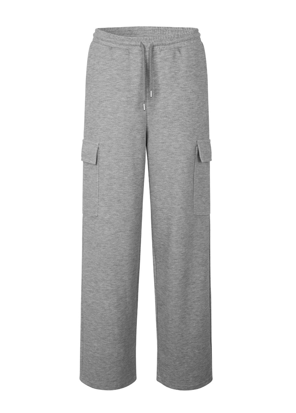 Grijze dames cargo joggingbroek Casia mbyMl voorkant