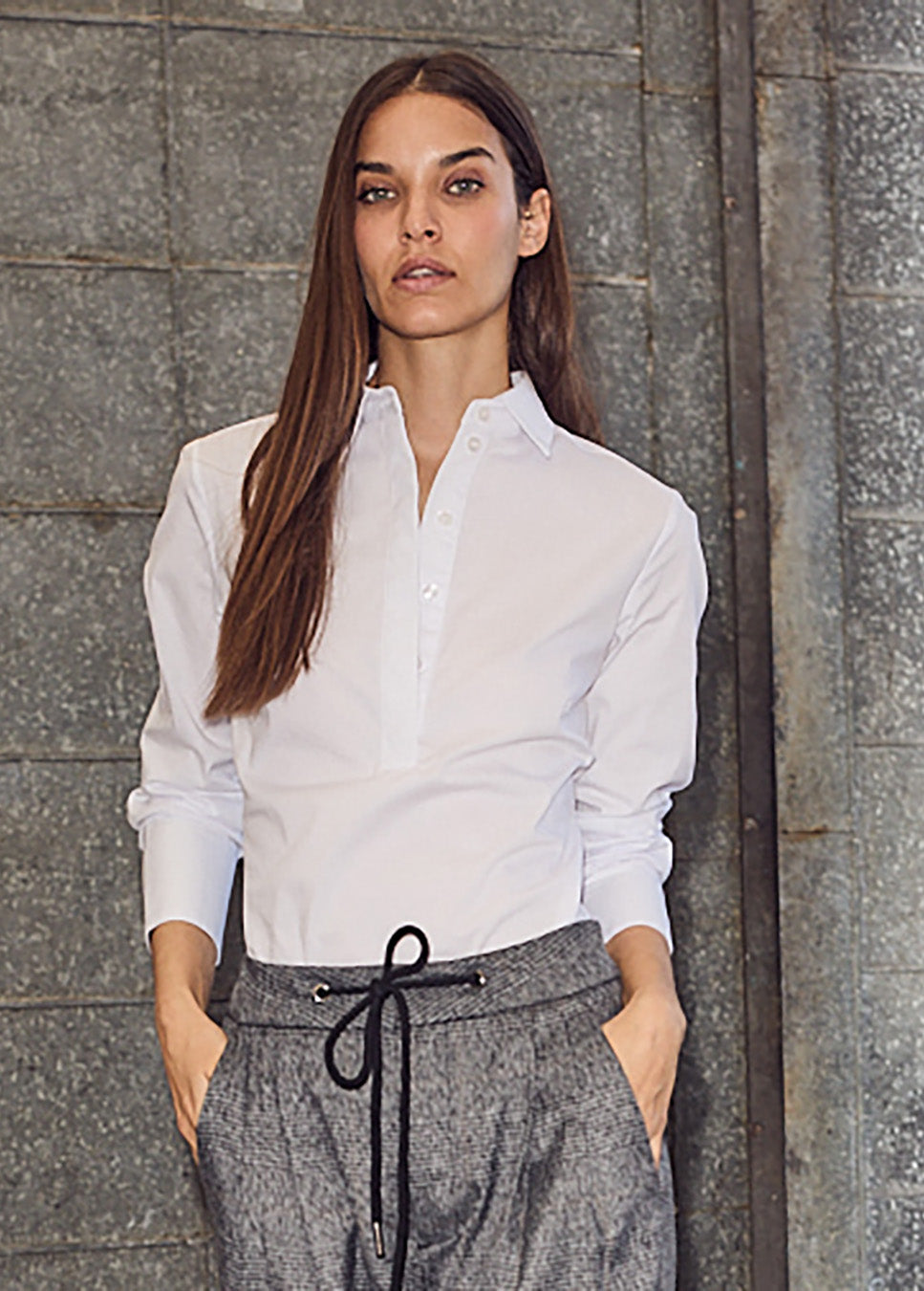 Haute L’Amitié Pure blouse body wit voorkant model