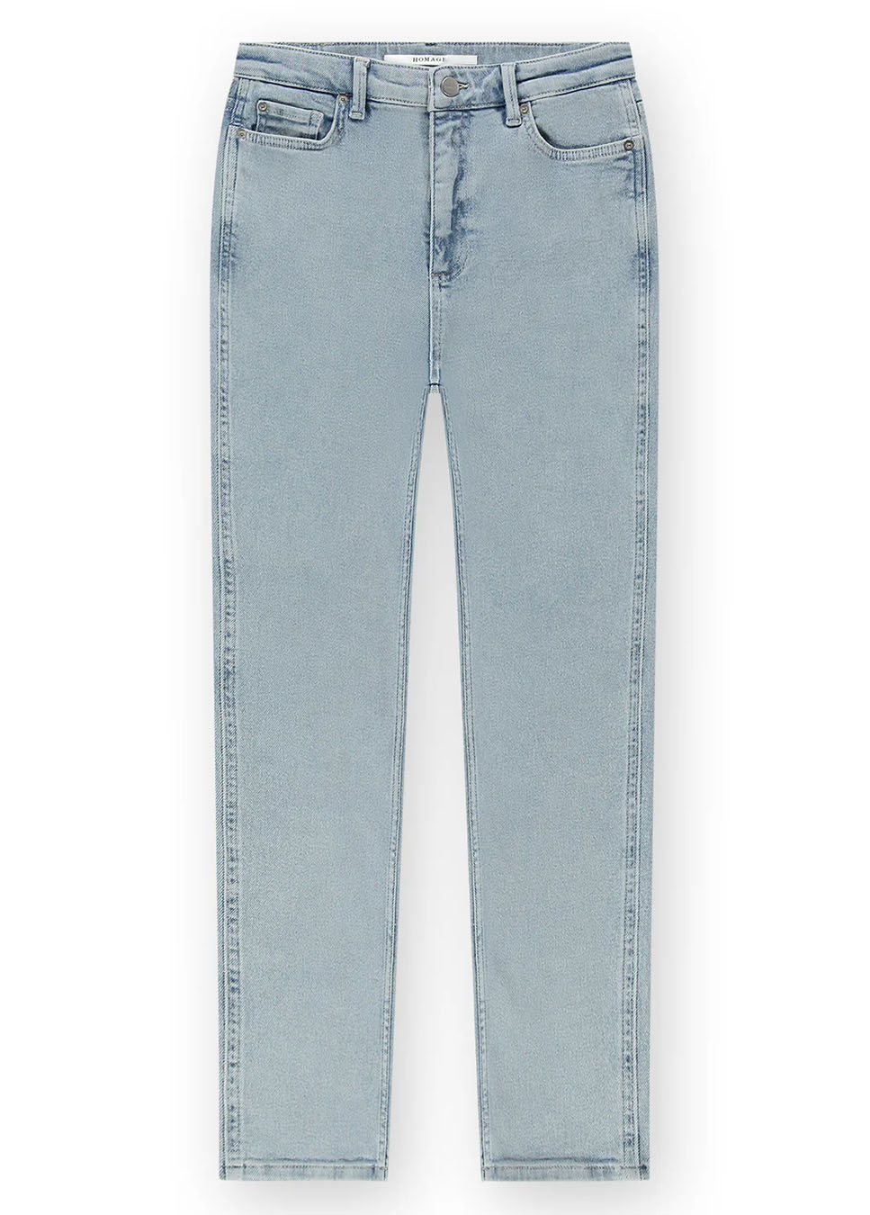 Homage Carrie Jeans High waist slim fit light wash voorkant