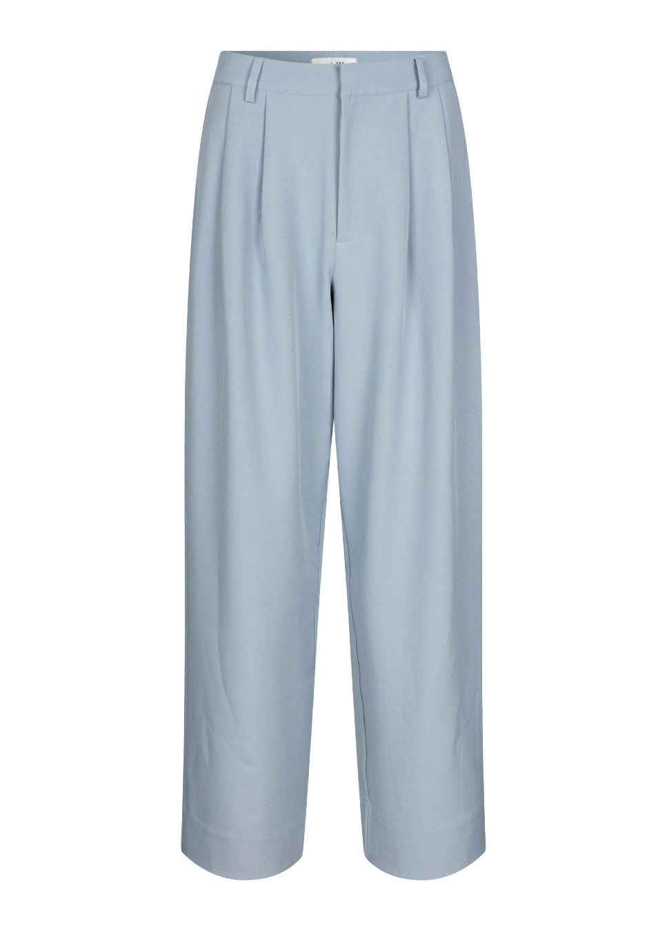 Lichtblauwe dames bandplooibroek Branwen mbyM voorkant