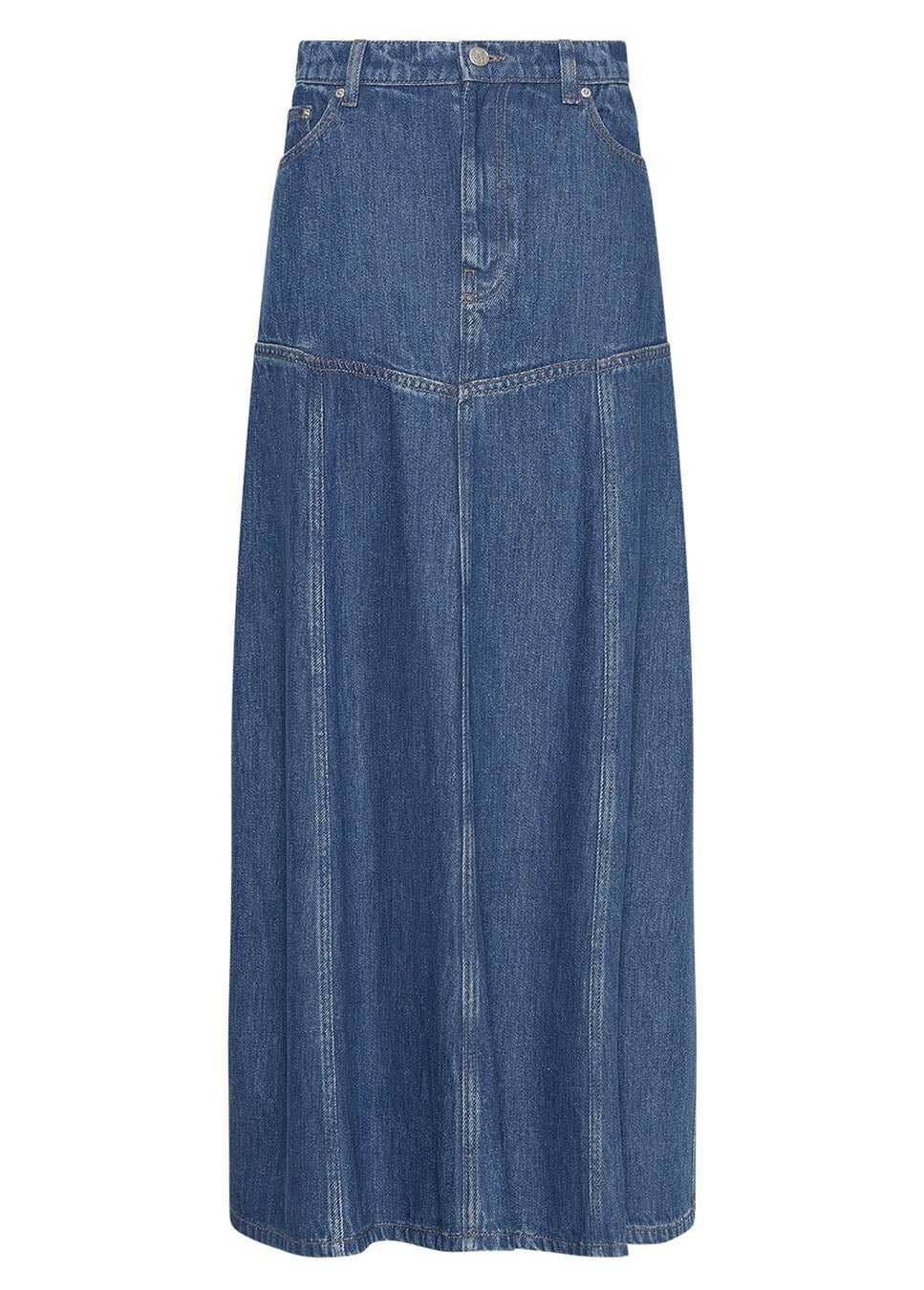 MSCH Copenhagen MSCHLaurentine Rue denim rok blauw voorkant