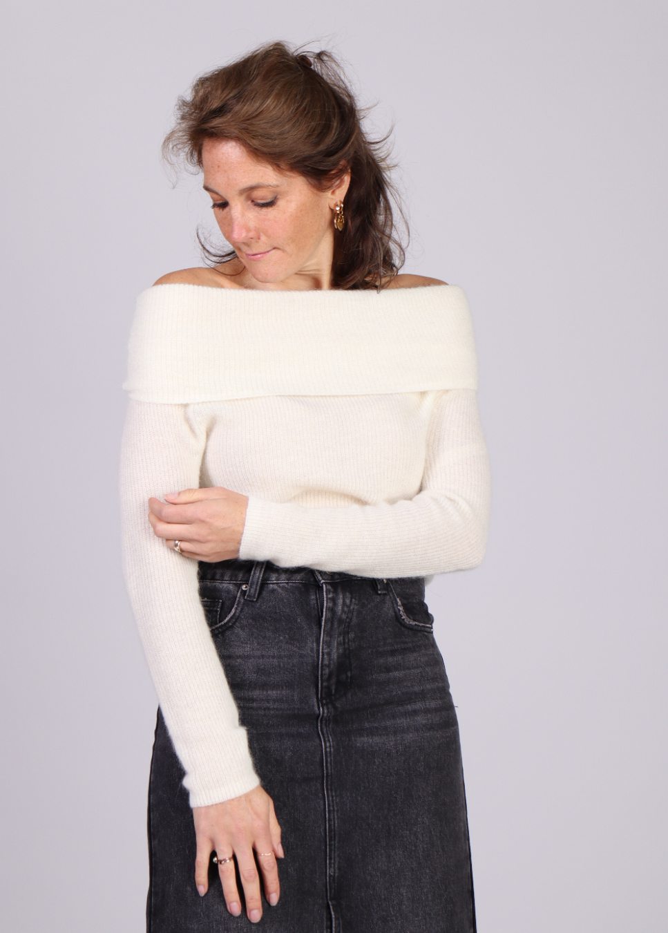 Off-shoulder - Truien Dames / Sweaters Dames