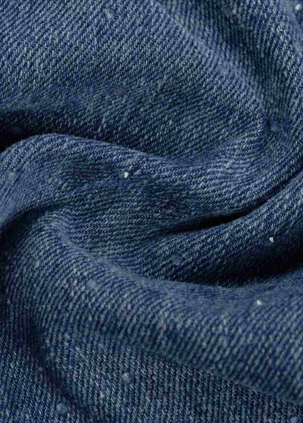 Studio Amaya Amsterdam pantalon broek mies denim blauw stof product