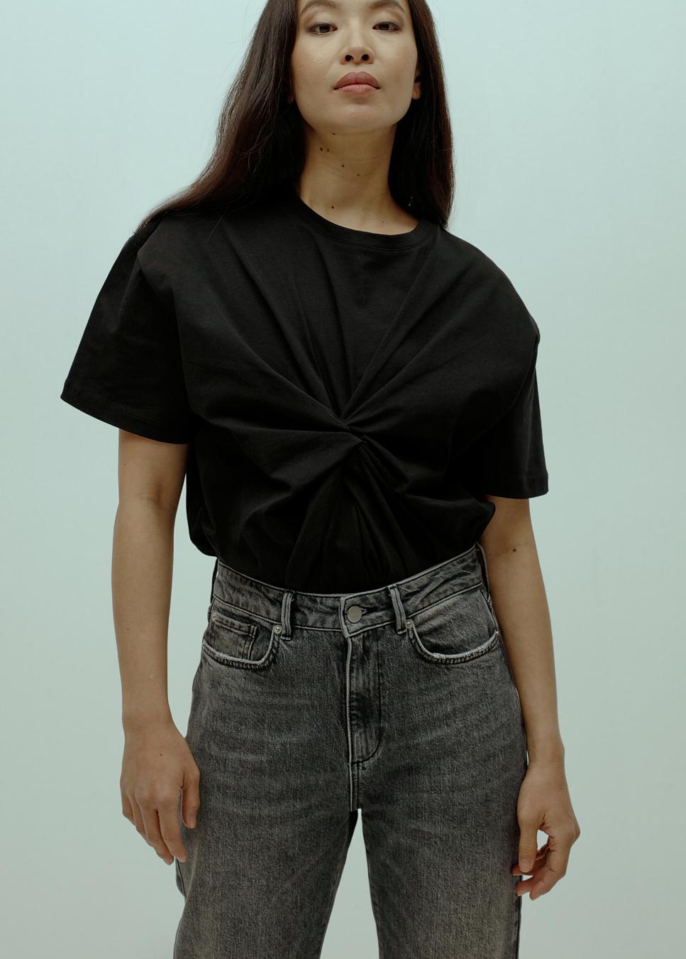 close up scotti homage dames jeans grijs op model