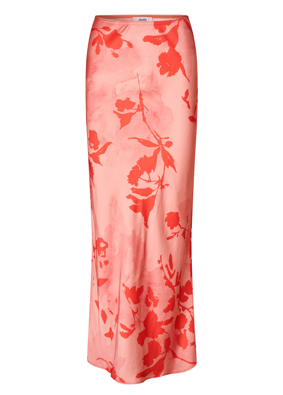 Voorkant mbyM Aninda-M Felissa Rok met print roze satijn