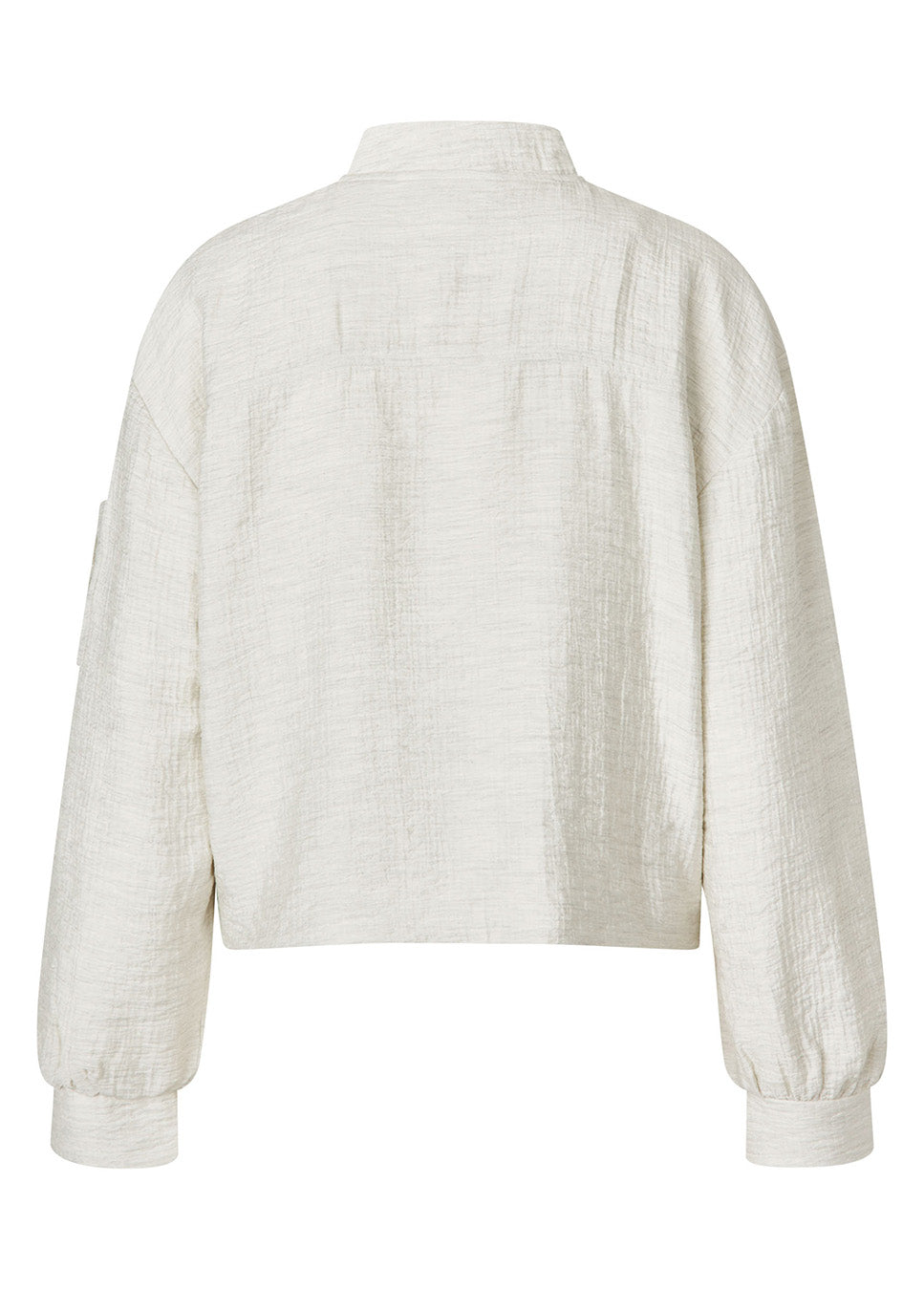 mbyM Camanchi-M bomberjasje off white achterkant