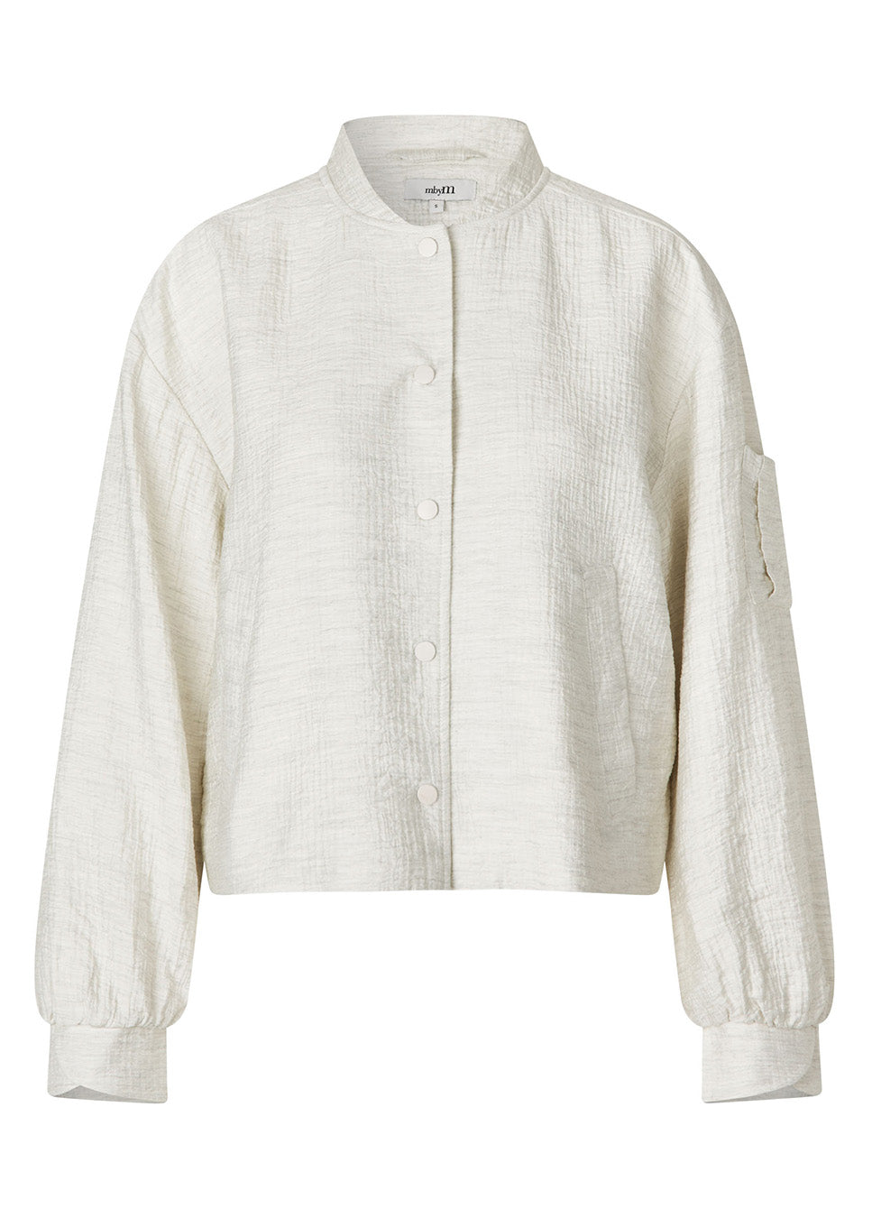 mbyM Camanchi-M bomberjasje off white voorkant