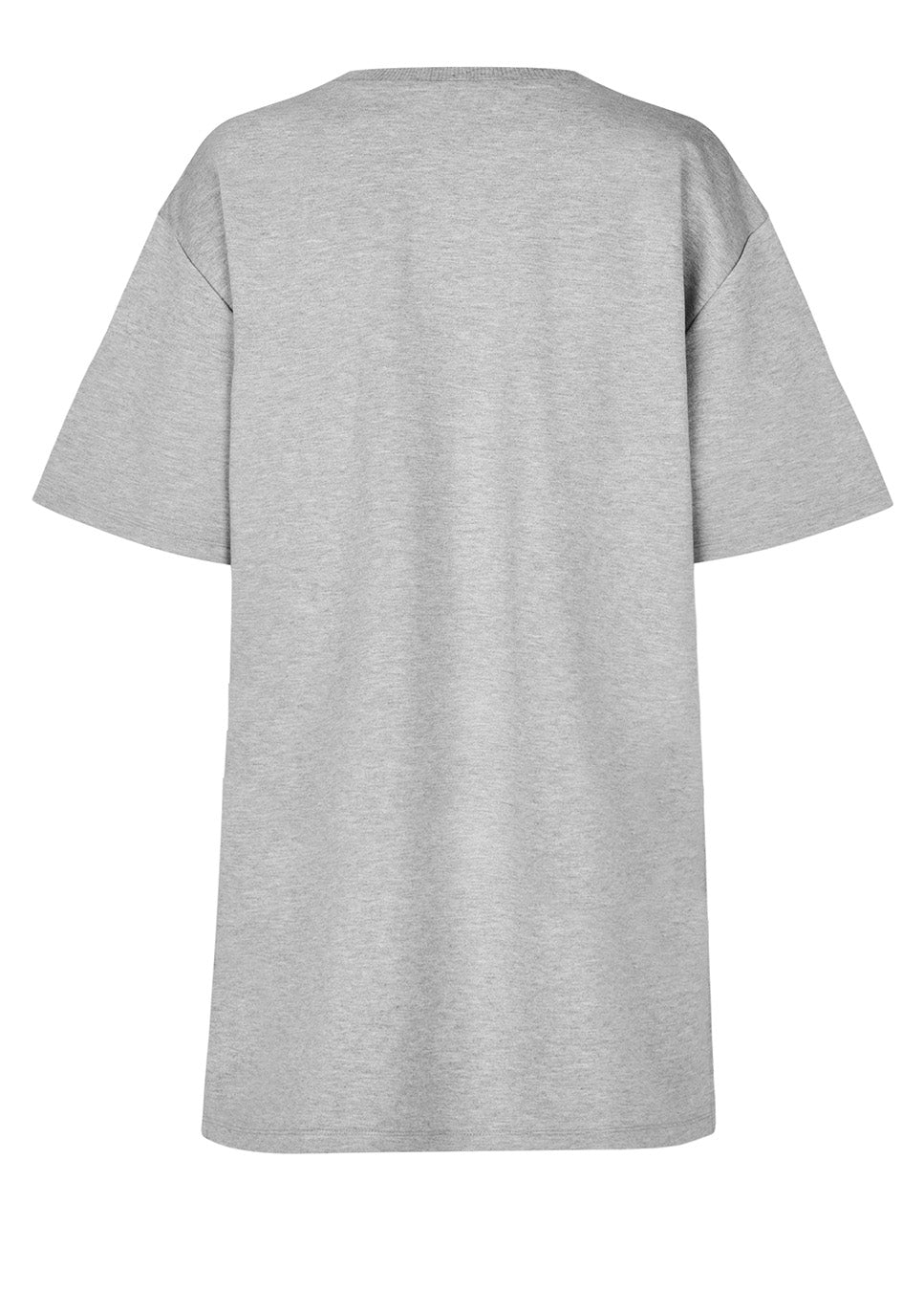 mbyM Emrys Long-M t-shirt jurk grijs sweat achterkant