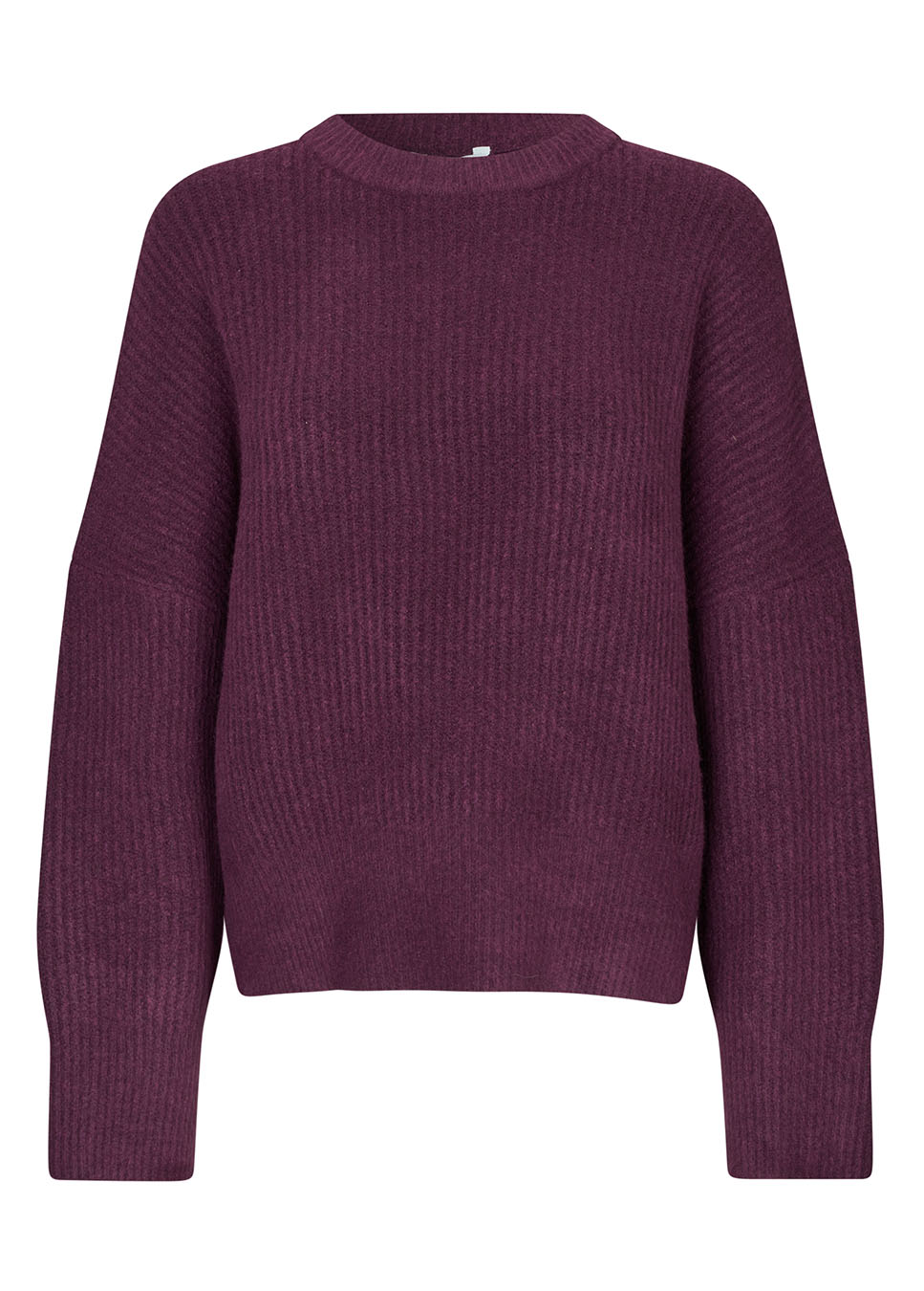 mbyM Gillian-M Shyla trui gebreid bordeaux rood voorkant