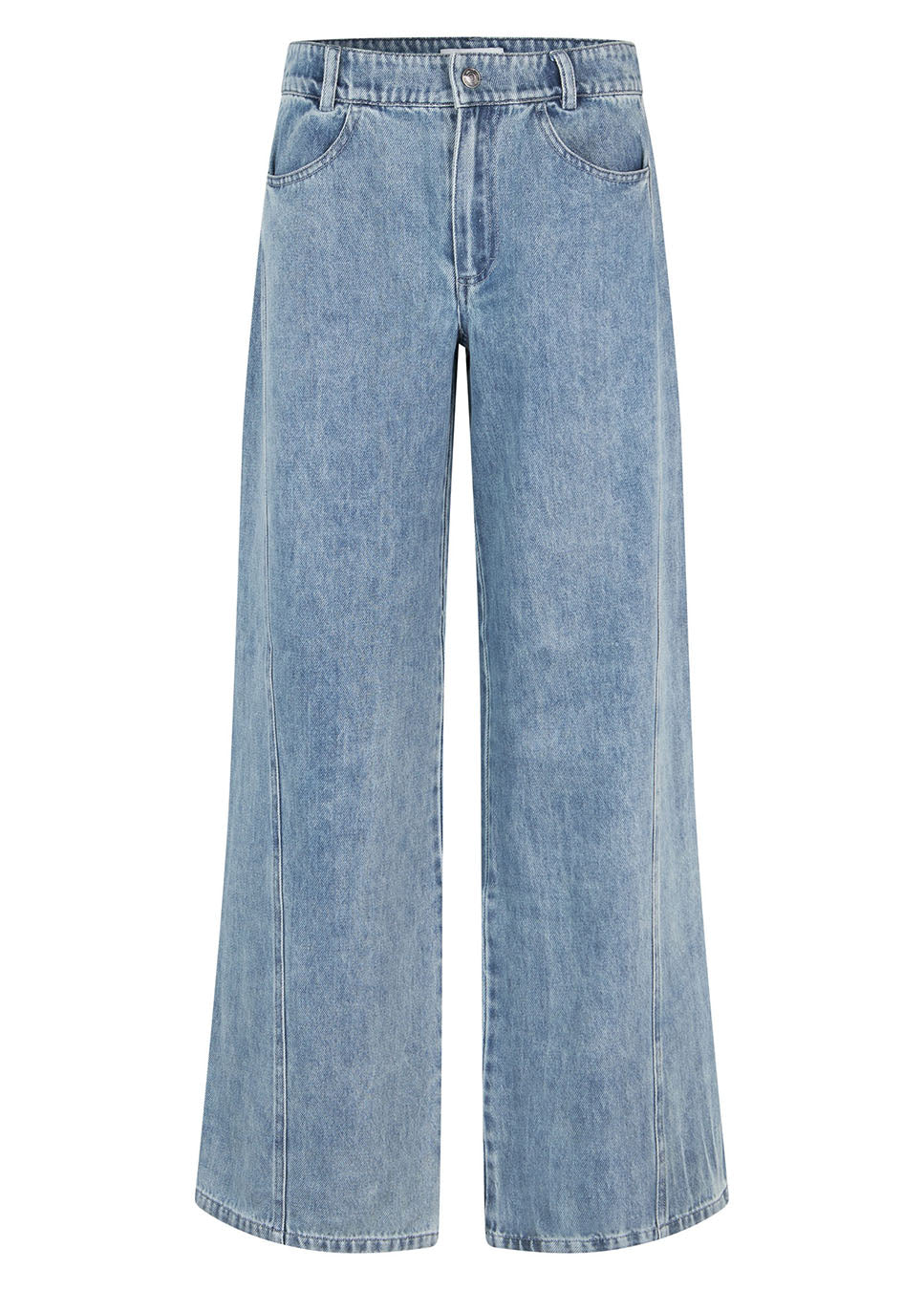 mbyM Katyn-M jeans wide-leg blauw voorkant