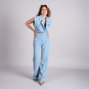 Denim dames jumpsuits & playsuits