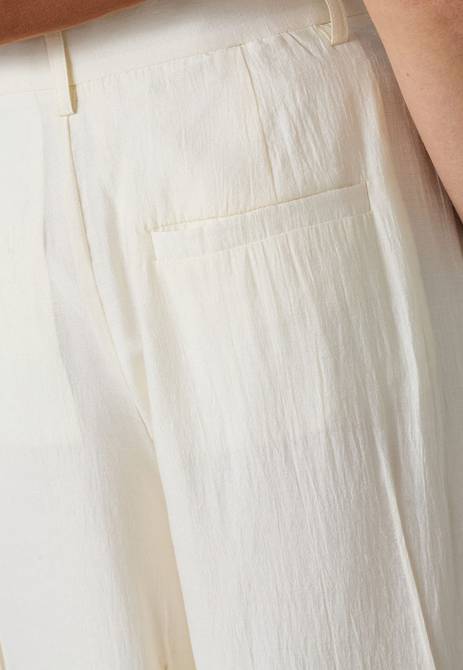 Co Couture AuraCC Skirt LL Pant Off white detail van de broek