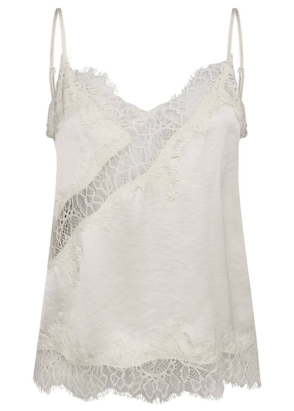 Co Couture IdunCC Lace Top kant off white voorkant