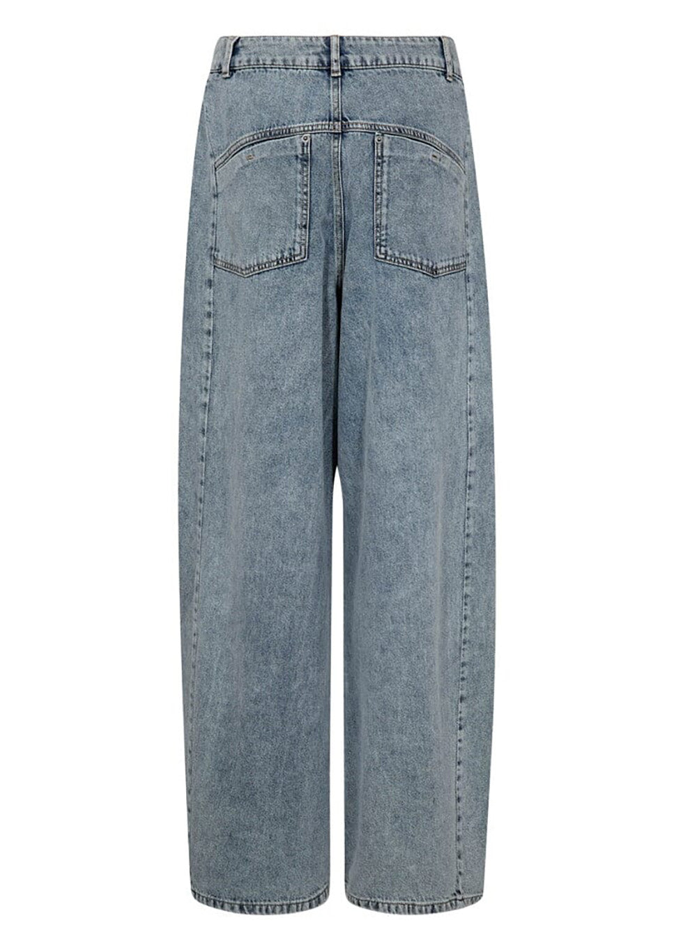 Co Couture PancyCC LL Jeans Fade Denim blauw achterkant