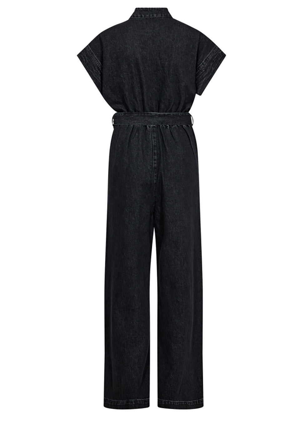 Co Couture PancyCC Zip LL Jumpsuit denim zwart achterkant