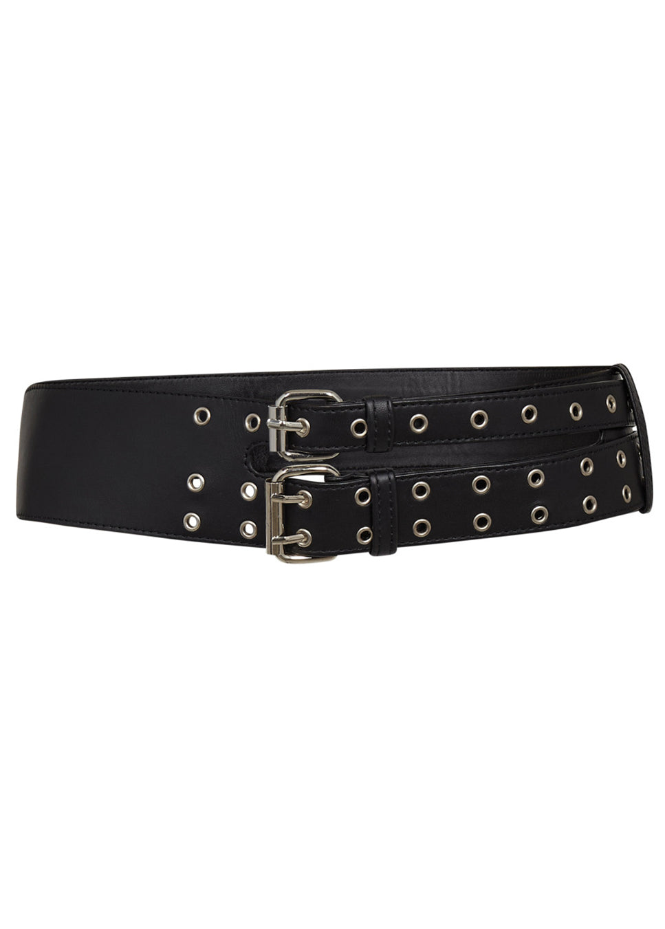 Co Couture PhoebeCC Eyelet Double Belt zwart