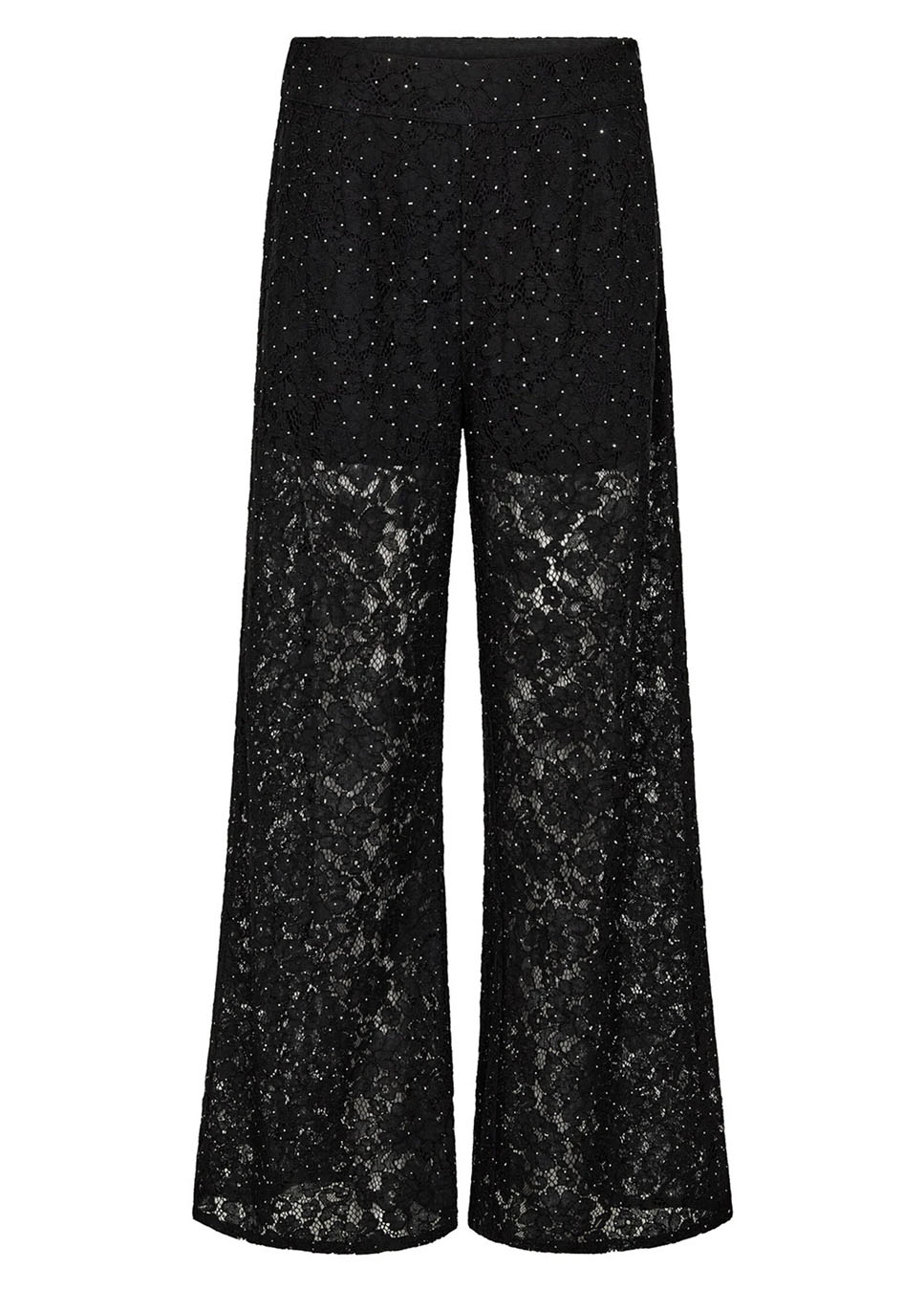 Co Couture SiaCC Simili lace LL Pant zwart voorkant