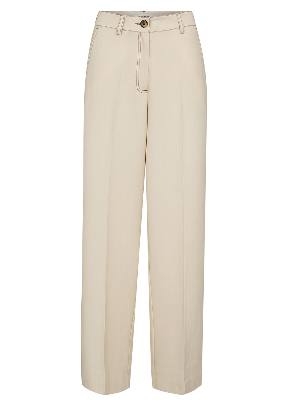 Co Couture TerryCC Denim LL Pant beige  voorkant