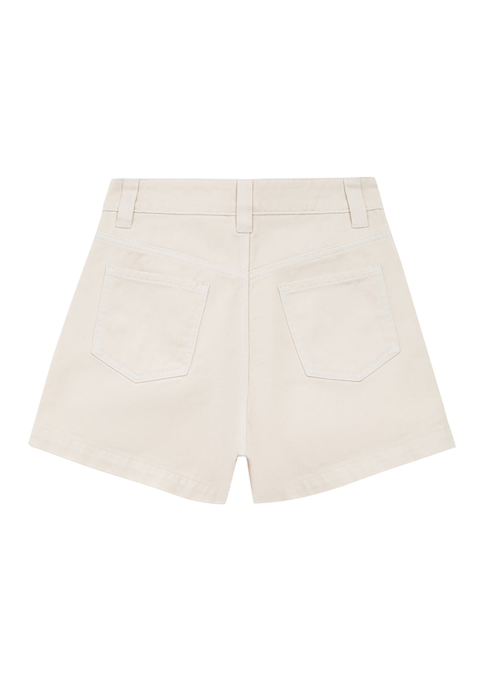 Grace & Mila Rice short denim kort wit achterkant