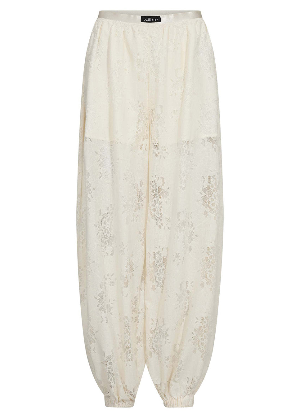 Haute L’Amitié Bella Lace Harem Tall Pant wit voorkant
