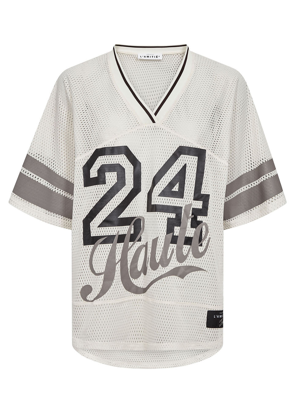 Haute L’Amitié Drift Combo Number T-Shirt wit HL10478 voorkant