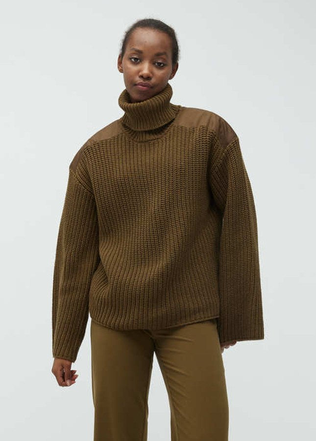 Gebreide Trui Colletje Onder Trui MbyM Pirina-M Trui Gebreid Met