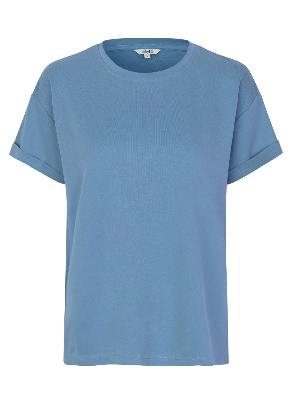 Lichtblauw T-Shirt Amana I Wij zijn fan van de basics van mbyM. Zoals dit mooie lichtblauwe T-shirt Amana met omgeslagen mouwen. Het lichtblauwe Amana shirt gemaakt van heerlijk zachte duurzame stof heeft een ronde hals en valt losjes. Shop de nieuwe collectie dames T-shirts, basic shirts, mbyM T-shirts in kleuren.