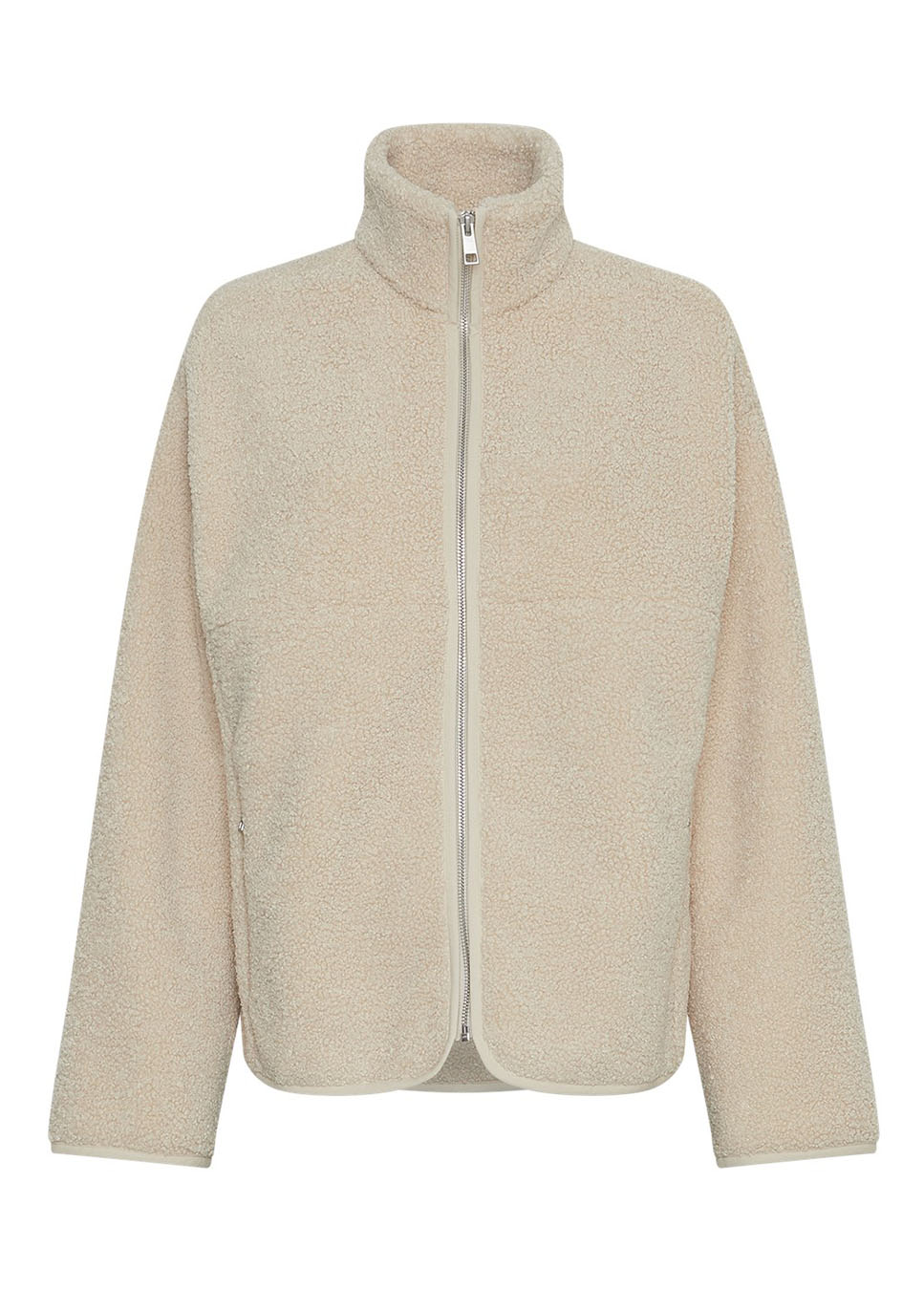 MSCH Copenhagen Letha teddy Jacket beige voorkant
