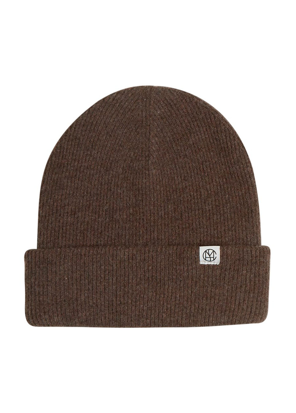 MSCH Copenhagen MSCHLowee Beanie merino wol bruin voorkant muts