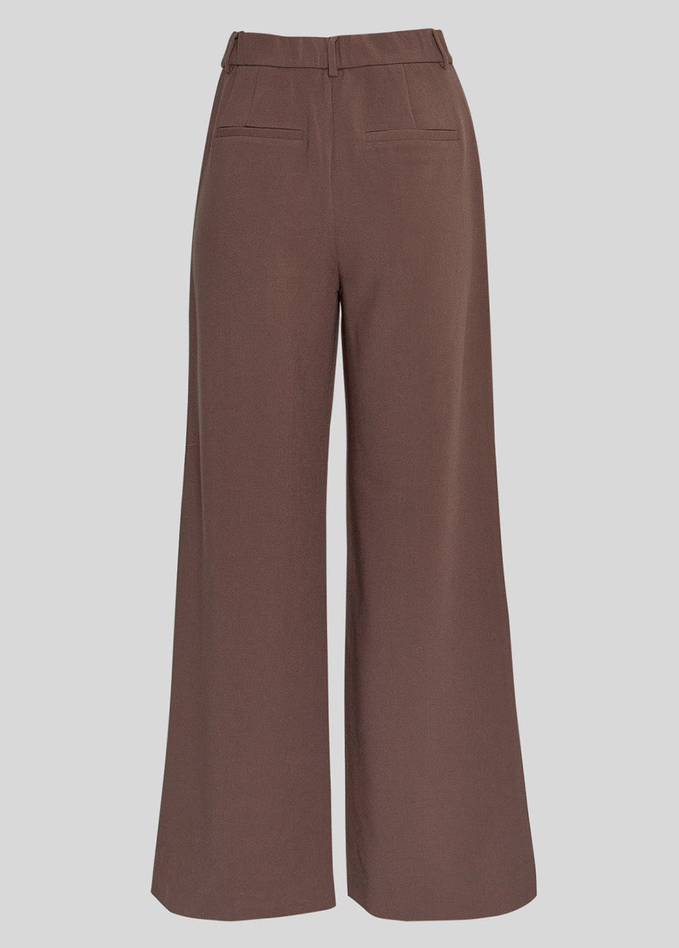 MSCH Copenhagen MSCHMacy Michelle HW Wide Pants long bruin achterkant