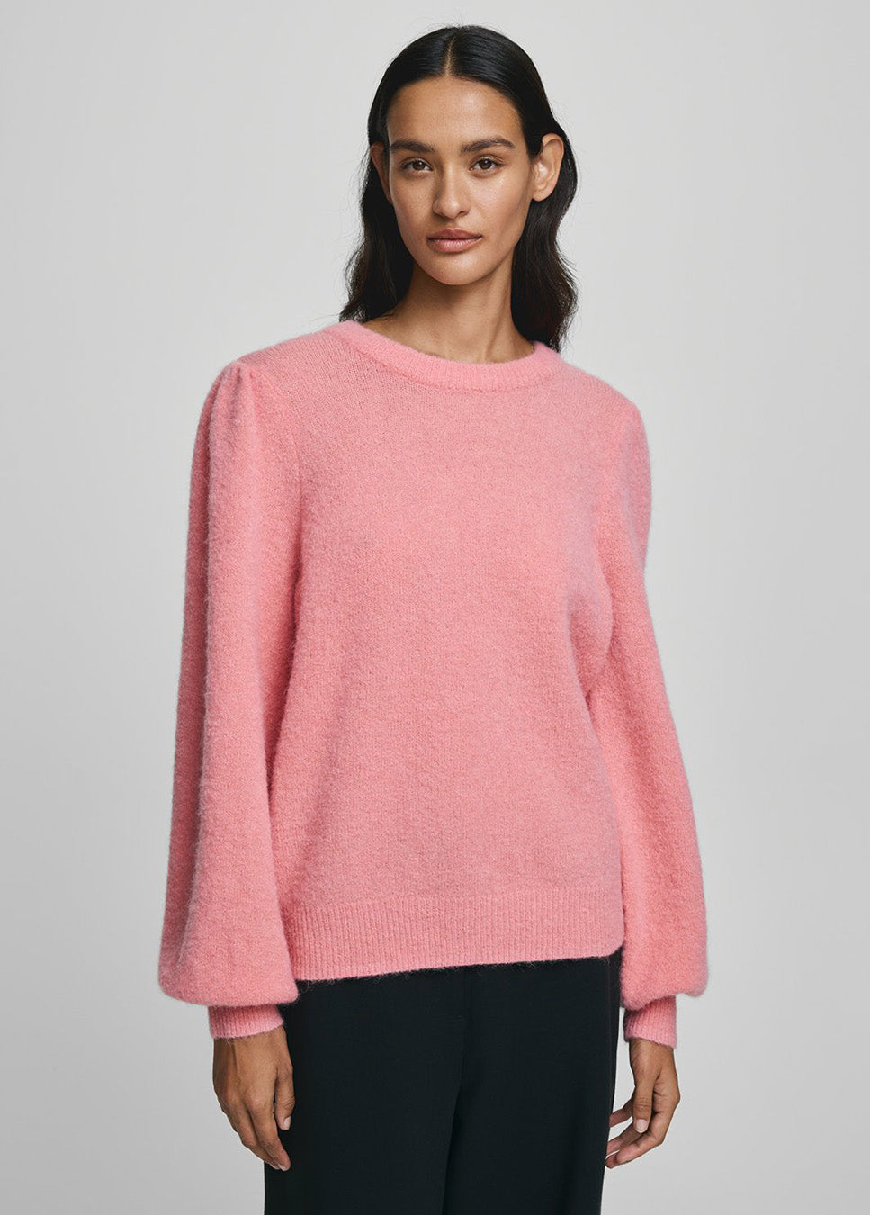 MSCH Copenhagen MSCHMiabelle Hope trui gebreid roze voorkant model