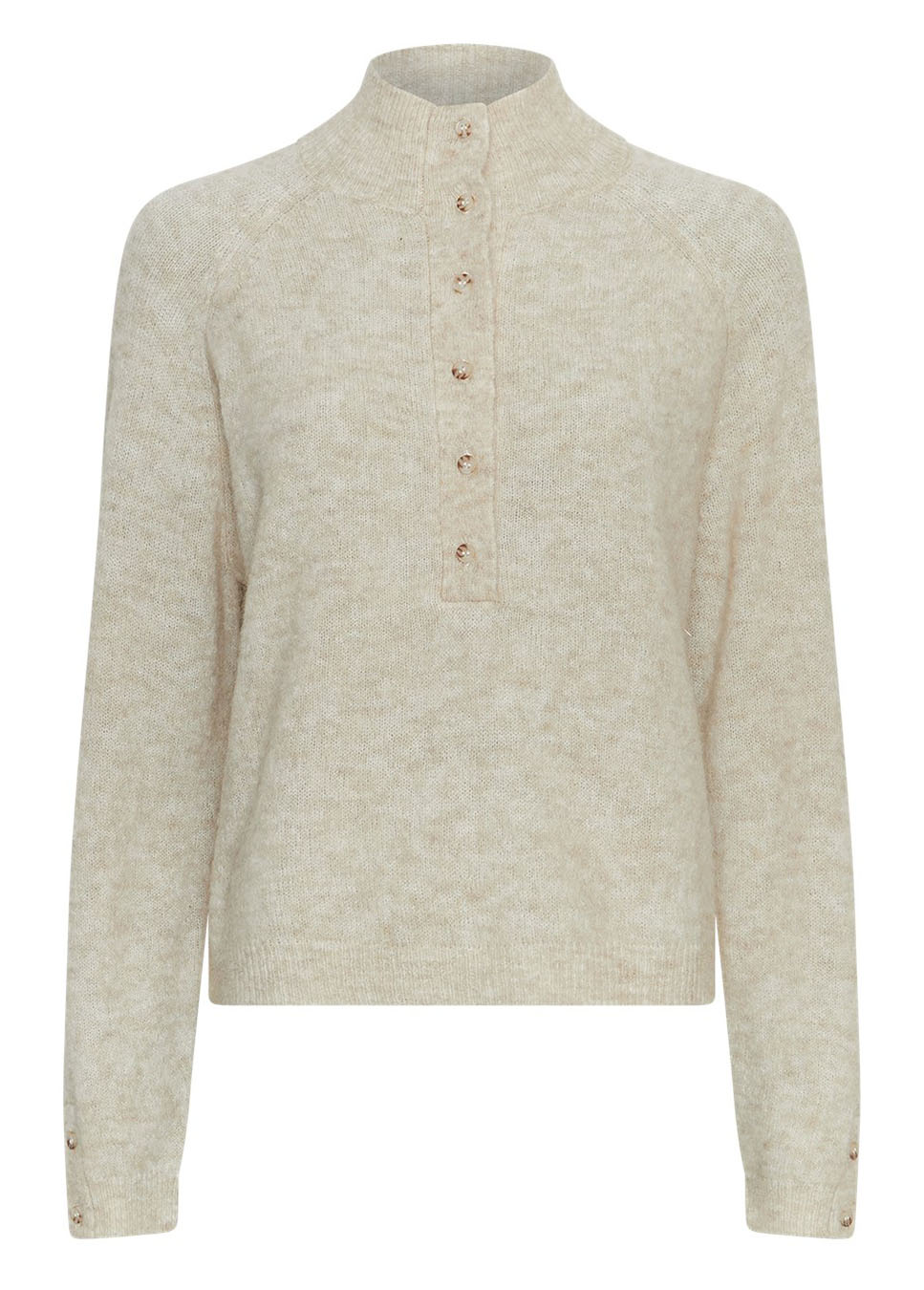 MSCH Copenhagen MSCHMilania Hope M trui wol beige voorkant