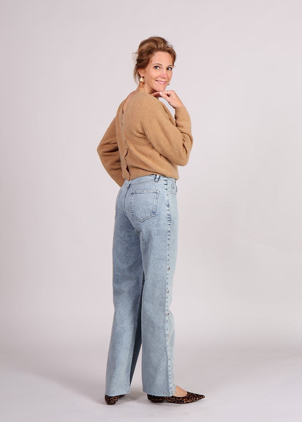 MSCH Copenhagen MSCHMilania Hope vest beige achterkant model